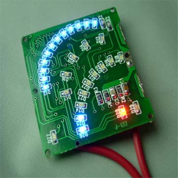 29灯扇形LED电子手表IC