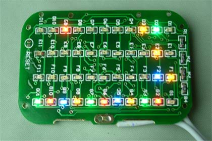44灯LED电子手表IC